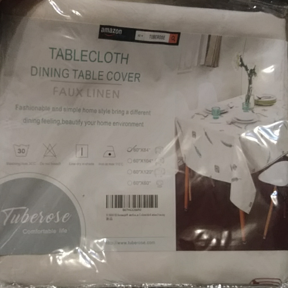 60" x 84" tablecloth